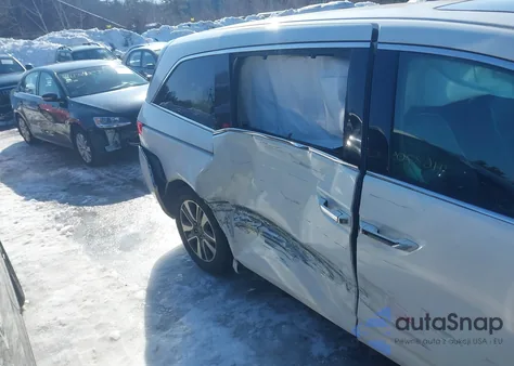 2014 Honda Odyssey Touring/Touring Elite z USA, uszkodzony, nr VIN 5FNRL5H9XEB137602